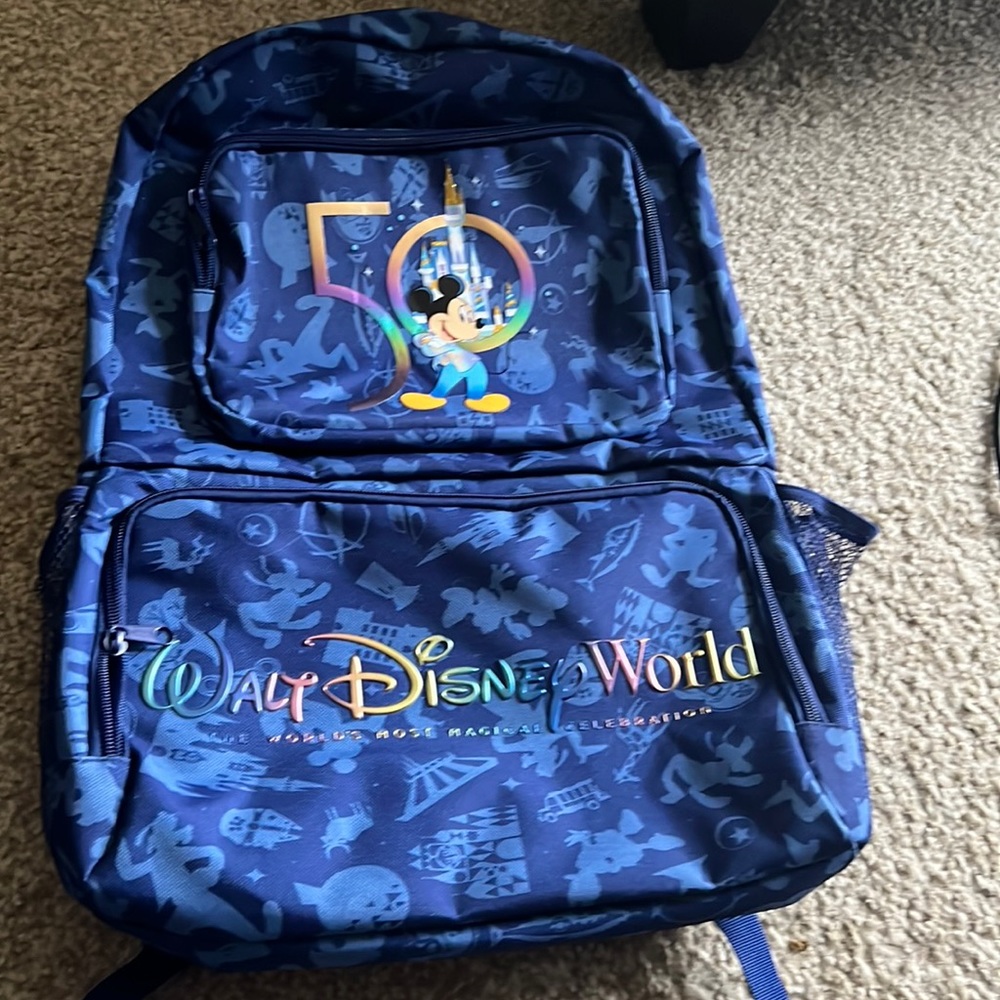 Walt Disney World 50th anniversary backpack
